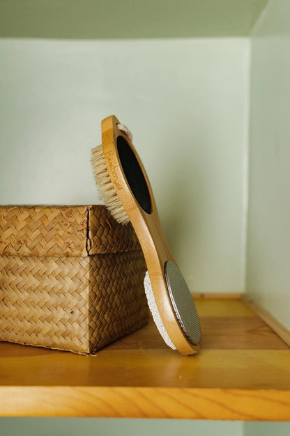 Bamboo Exfoliating Pedicure Tool