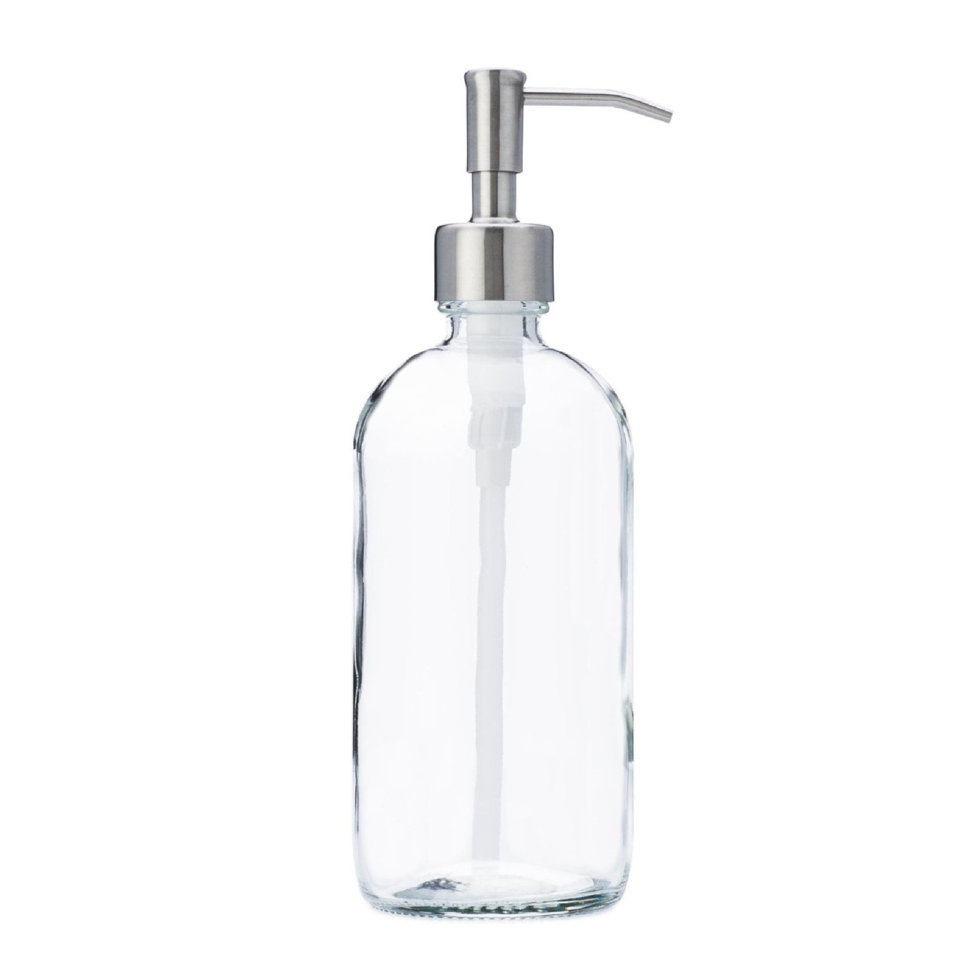 16 oz  Glass Bottle Dispenser with Pump