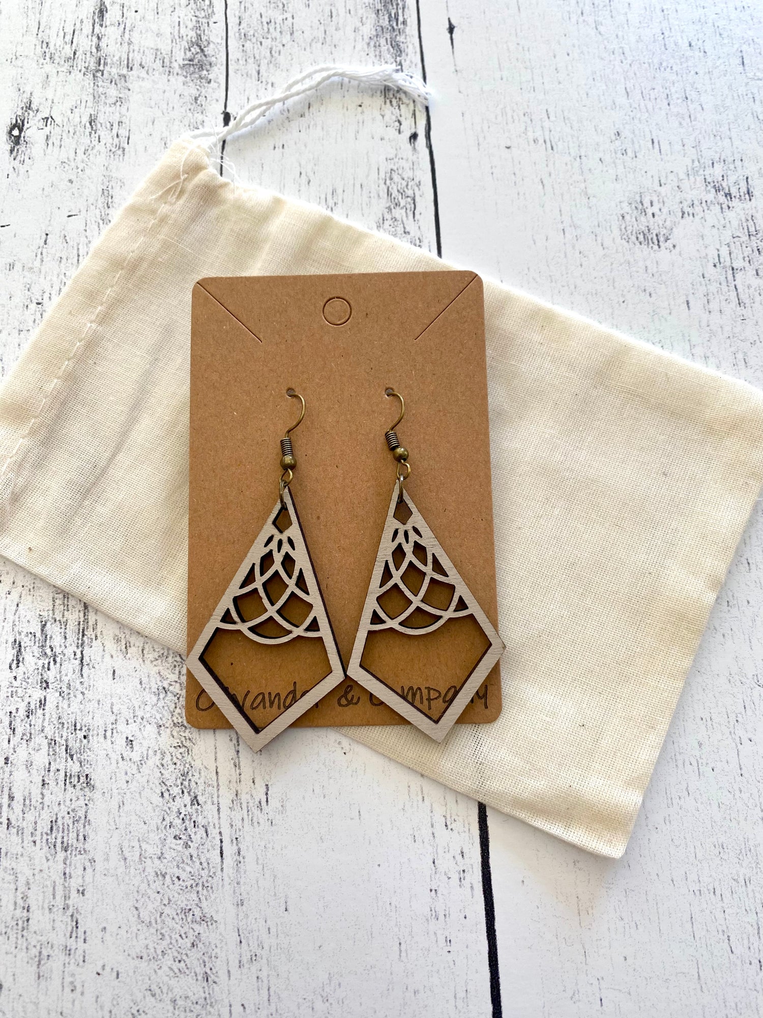 Olivander &amp; Co Wood Earrings