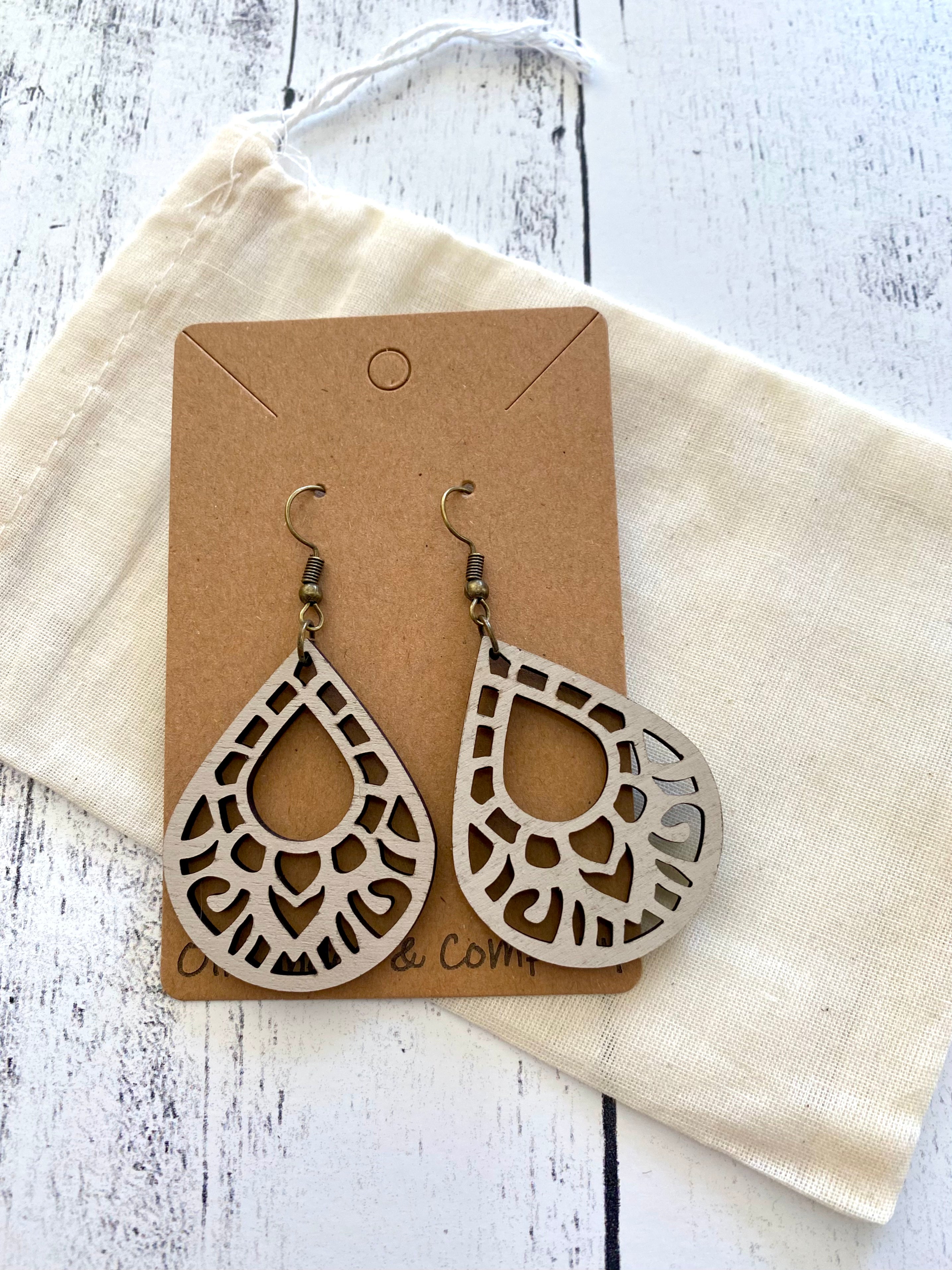 Olivander &amp; Co Wood Earrings