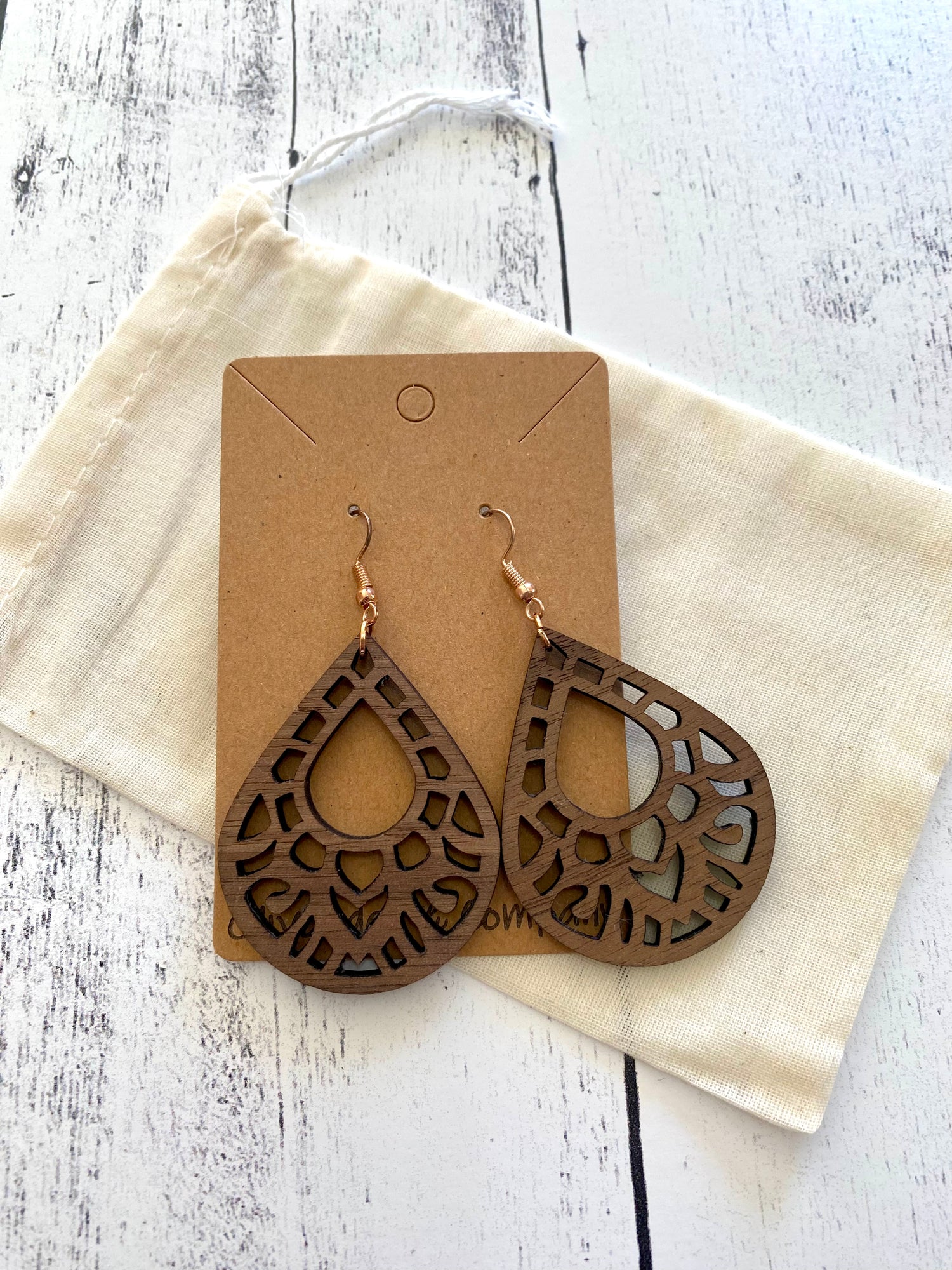 Olivander &amp; Co Wood Earrings