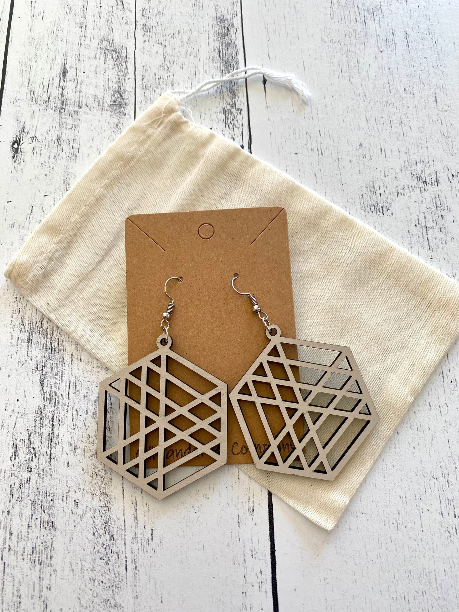 Olivander &amp; Co Wood Earrings