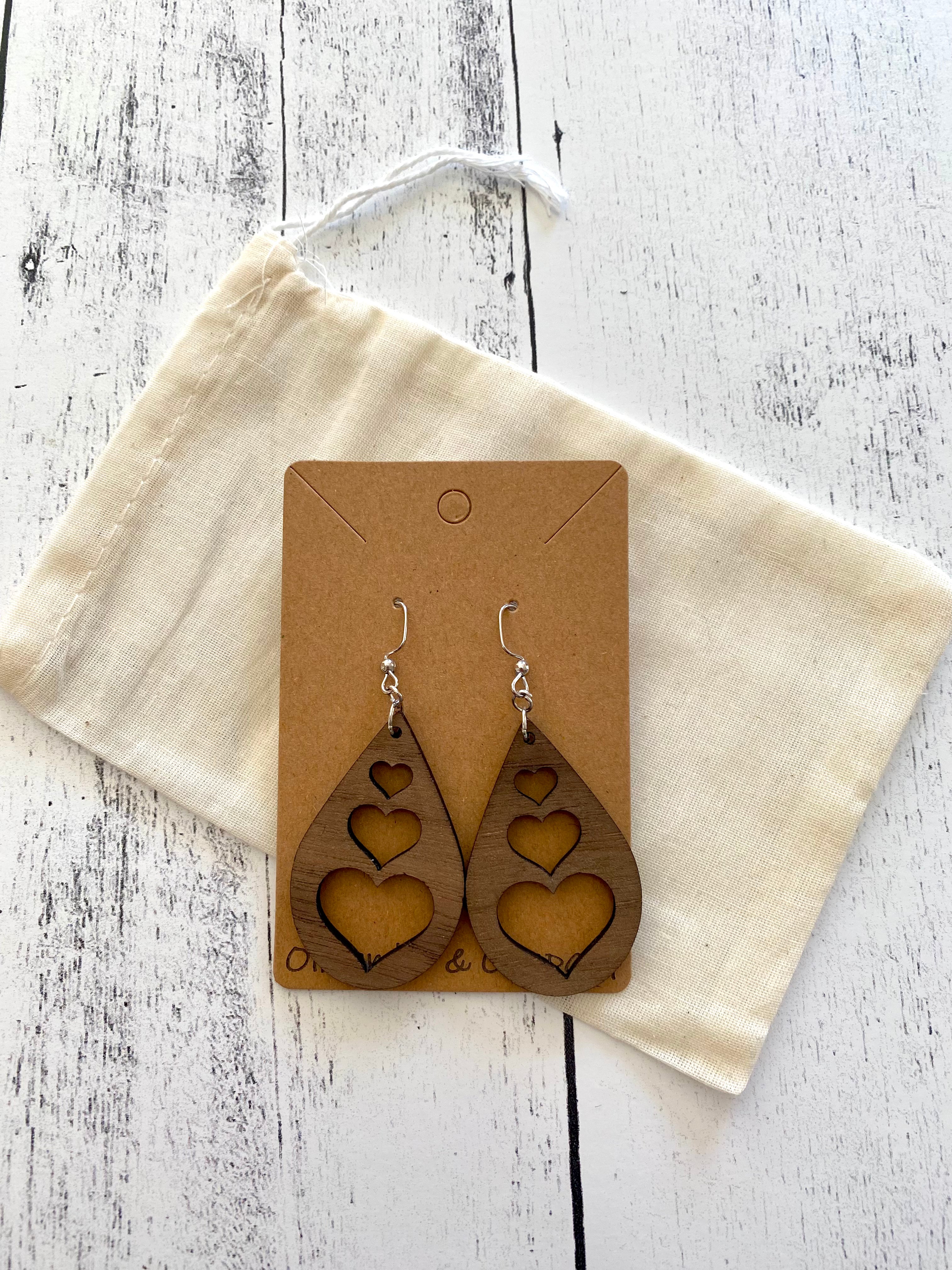 Olivander &amp; Co Wood Earrings