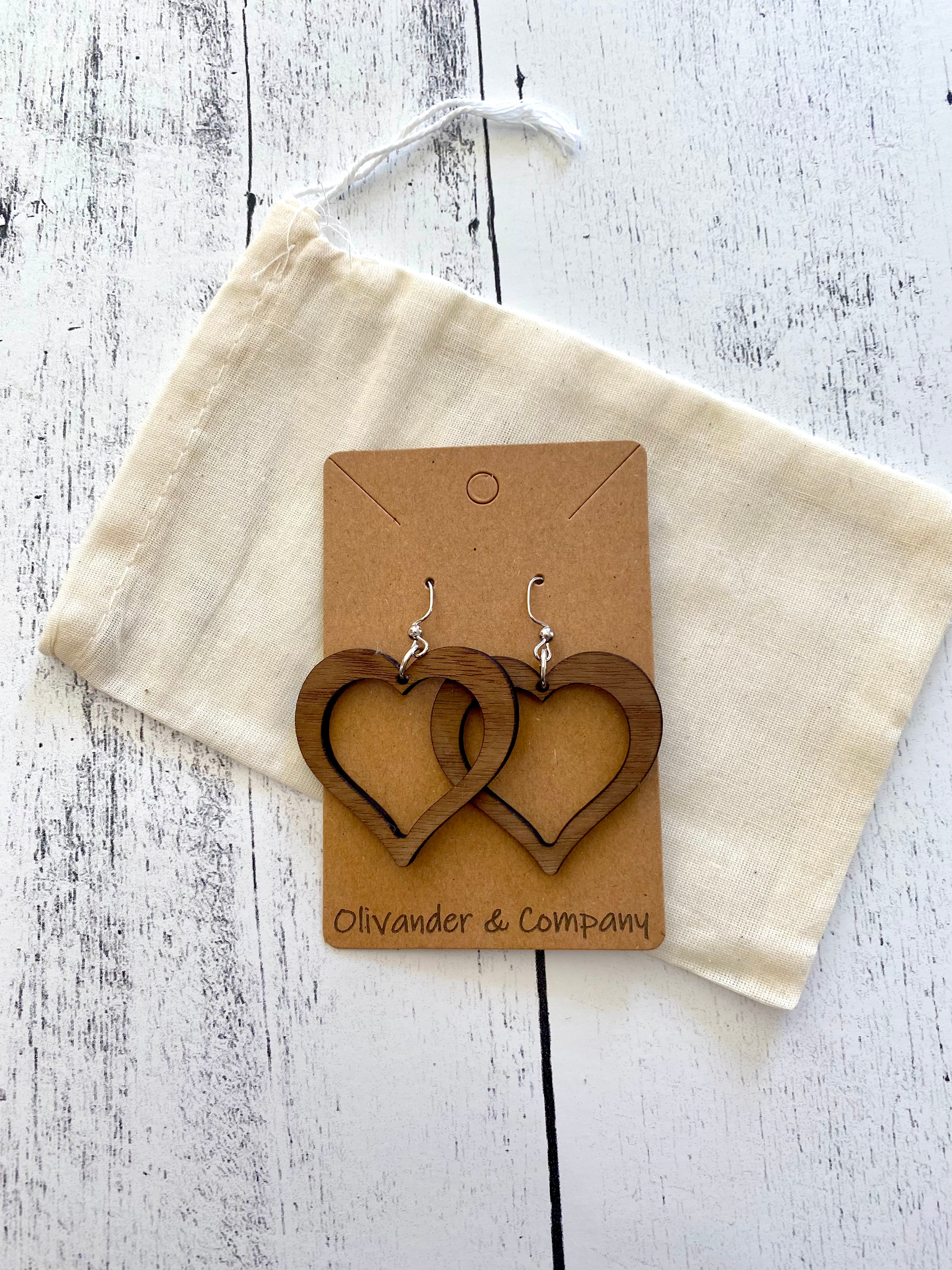 Olivander &amp; Co Wood Earrings