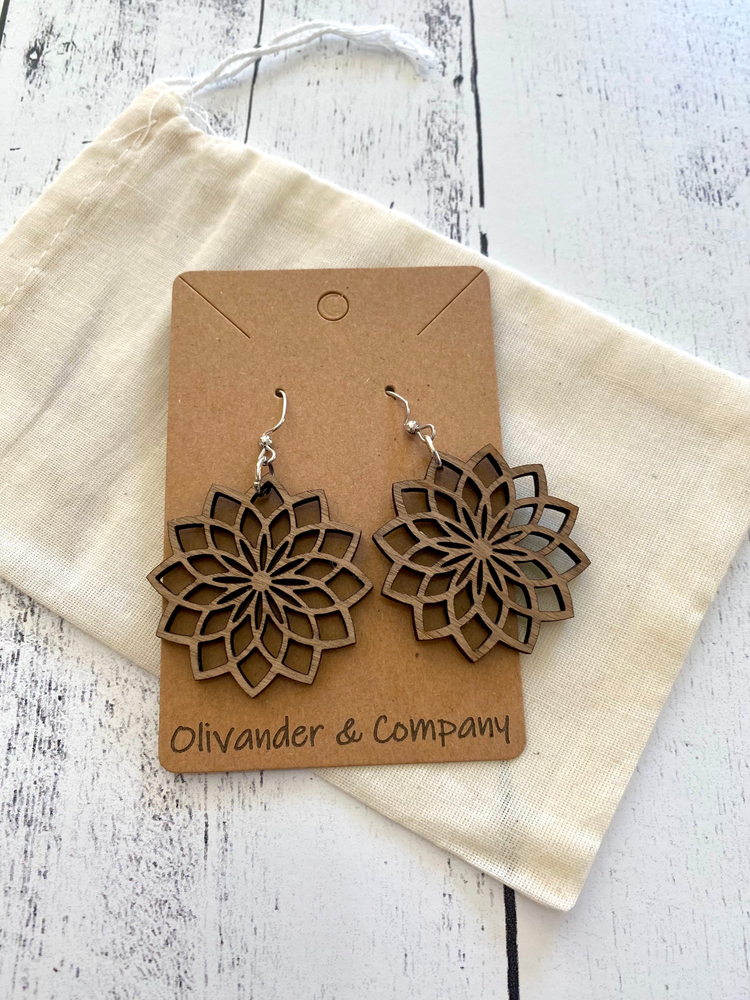 Olivander &amp; Co Wood Earrings