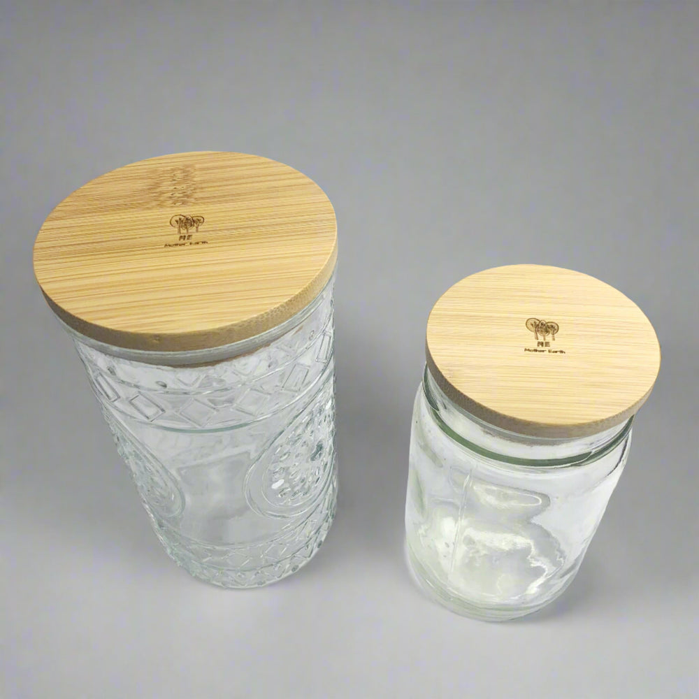 Regular Mouth 70mm Bamboo Mason Jar Lid With Straw Hole - Buy